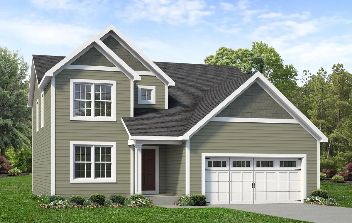 Adams floor plan elevation by McKelvey Homes
