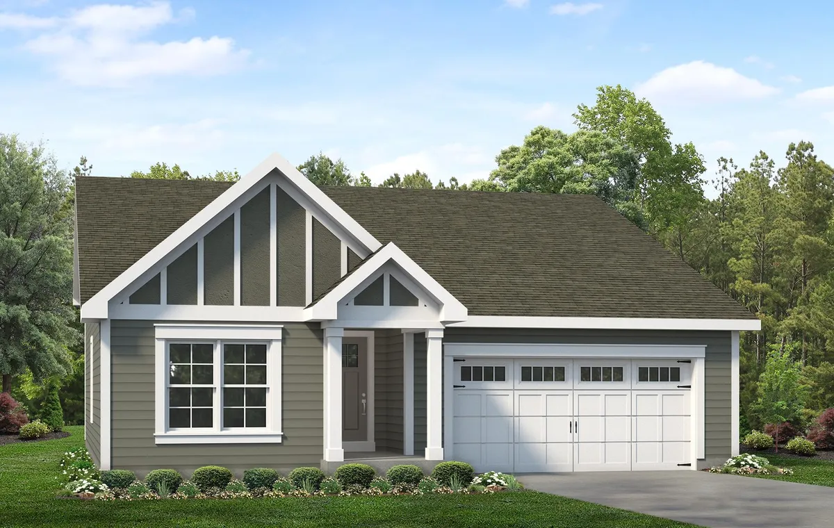 Franklin floor plan elevation by McKelvey Homes