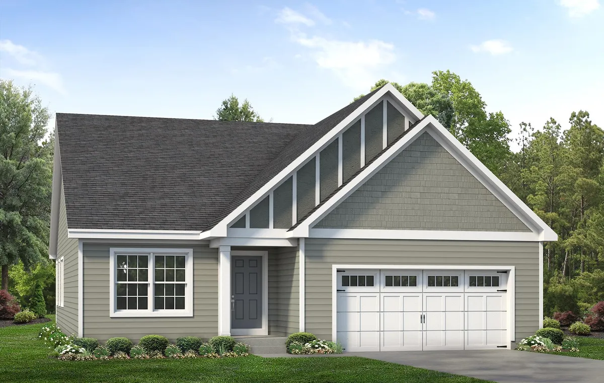Hamilton II floor plan elevation by McKelvey Homes