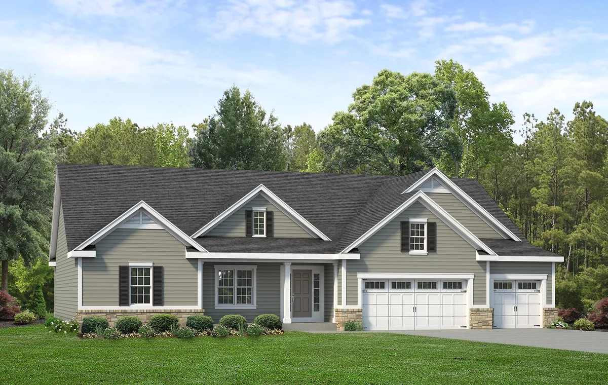 LaSalle floor plan elevation by McKelvey Homes