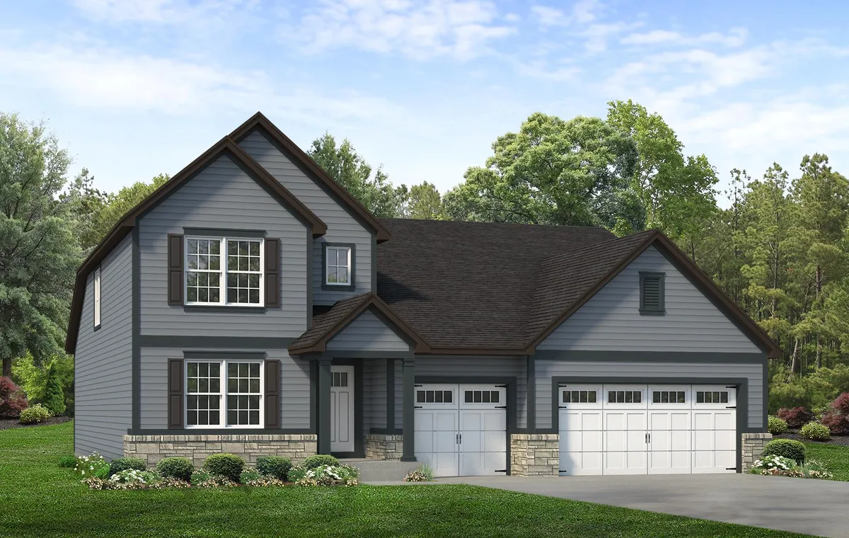 Madison II floor plan elevation by McKelvey Homes