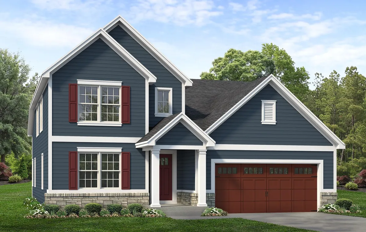 Madison floor plan elevation by McKelvey Homes