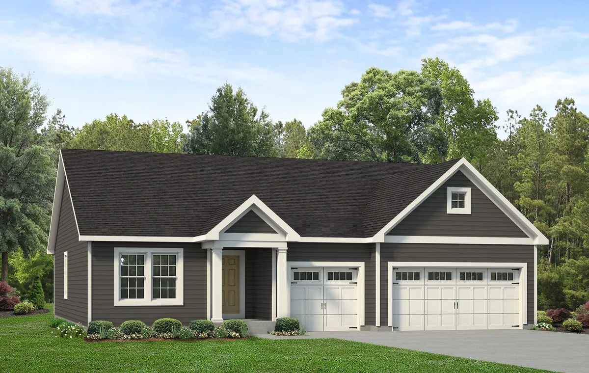 McKinley floor plan elevation by McKelvey Homes
