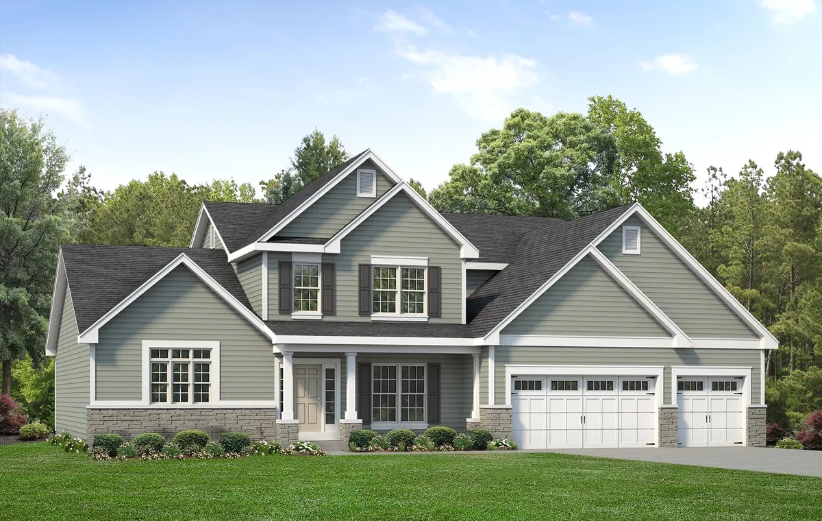 Muirfield floor plan elevation by McKelvey Homes