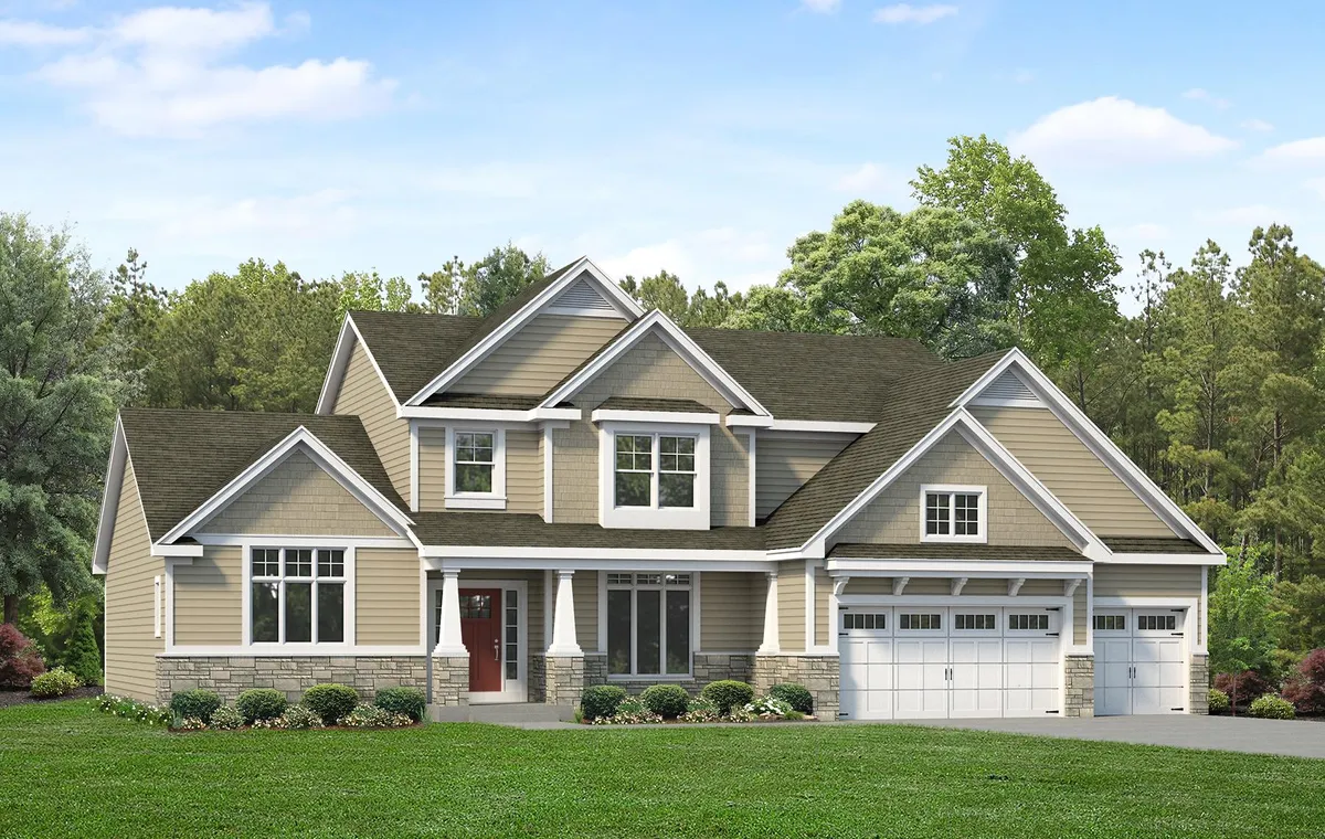 Provence floor plan elevation by McKelvey Homes