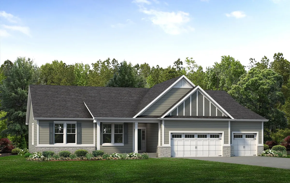Stockton floor plan elevation by McKelvey Homes